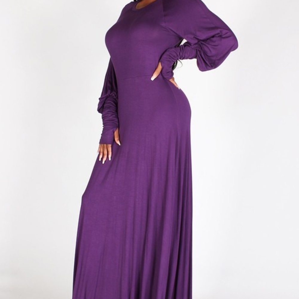 Women Long Sleeve Maxi Dress